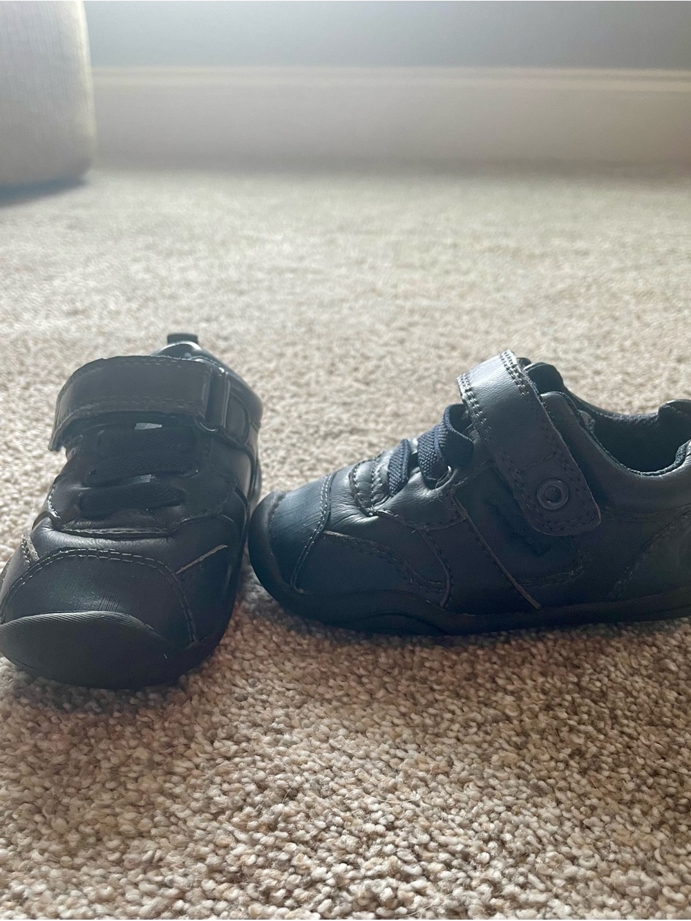 pediped baby Navy Lightweight Velcro Walker Shoes